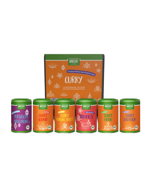 Gewürzmühle Brecht Bio Geschenkbox Curry