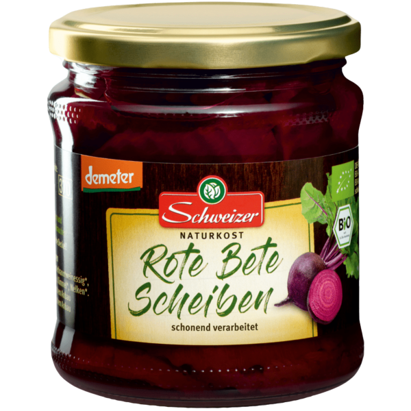 Schweizer Bio Rote Bete Scheiben demeter