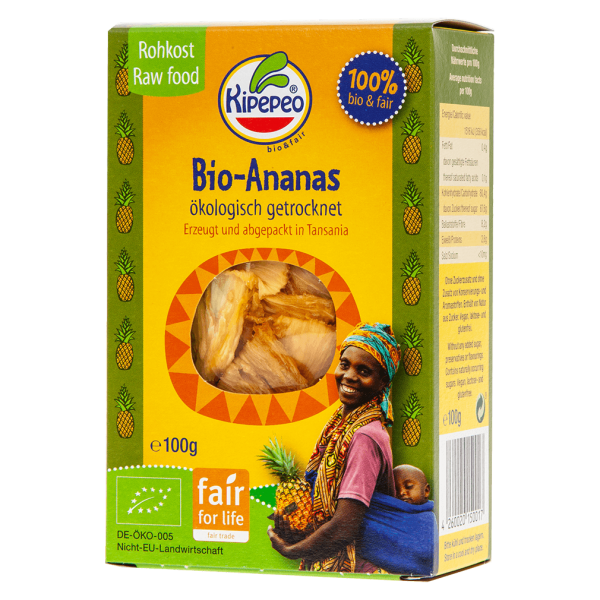 Kipepeo Bio Ananas getrocknet