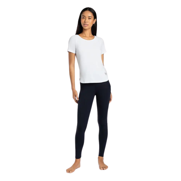 Spirit of Om Raglan Shirt OM Herz - weiss