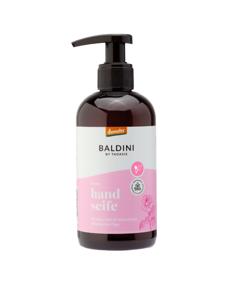 Baldini Handseife Rose Demeter, 250ml