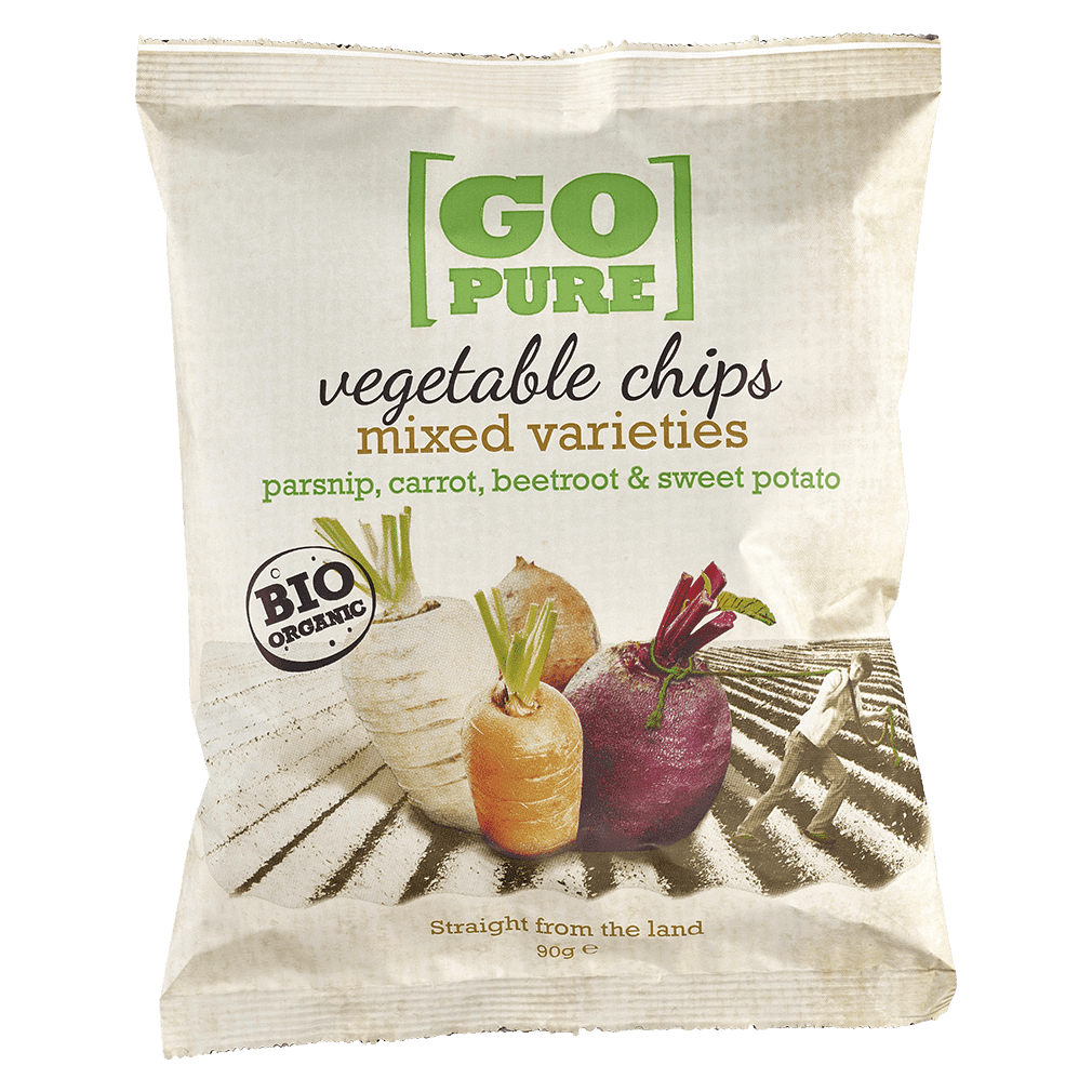 Bio Vegetable Chips mixed varieties von GoPure bei greenist.de