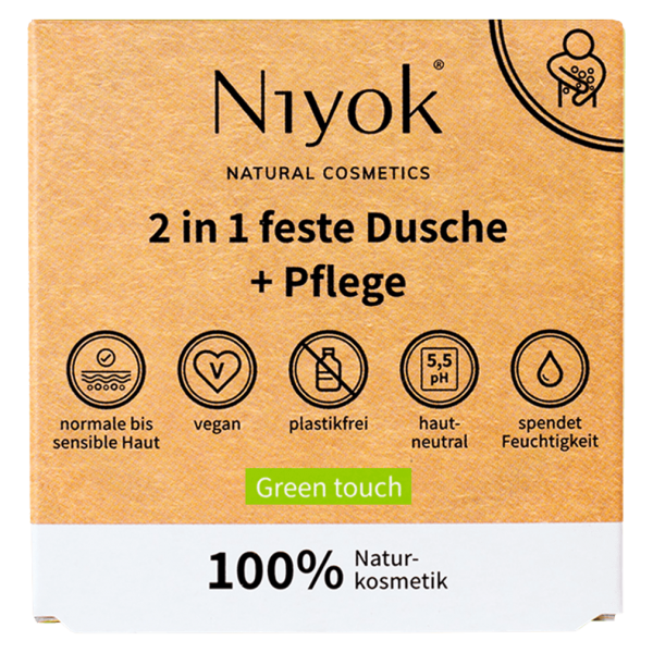 Niyok 2in1 feste Dusche &amp; Pflege MHD 31.05.2025