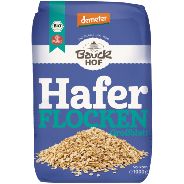 Bauckhof  Bio Demeter Haferflocken Großblatt