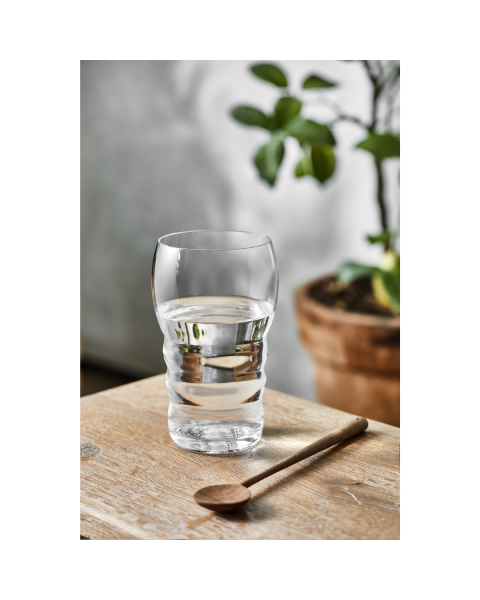 Berk Trinkglas Galileo White mit Blume des Lebens