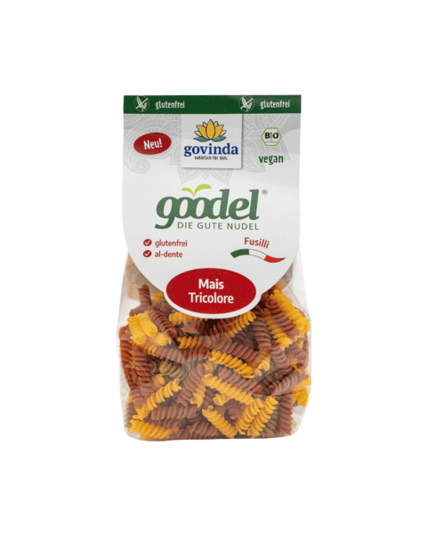 Govinda Bio Goodel Fusilli Tricolore Mais, 250g