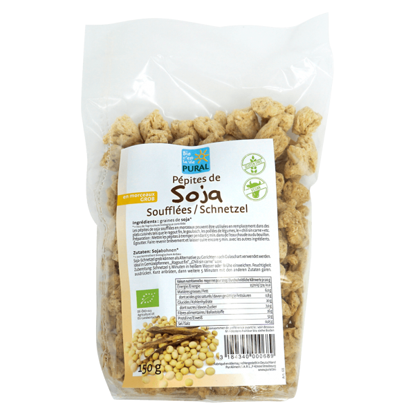 Pural Bio Soja Schnetzel grob MHD 19.02.2025