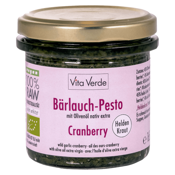 Vita Verde Bio Bärlauch-Pesto Cranberry