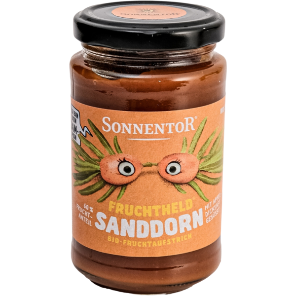 Sonnentor Bio Sanddorn Fruchtaufstrich Fruchtheld®, 250 g