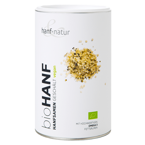 hanf natur Bio Hanfsamen (geschält)