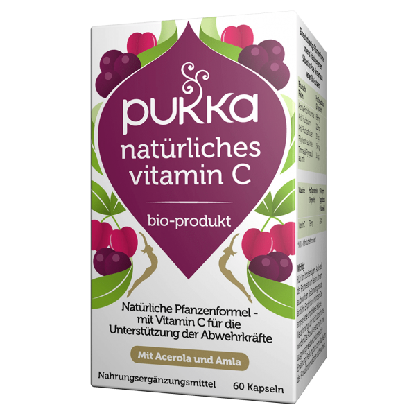 Pukka Bio natürliches Vitamin C Kapseln