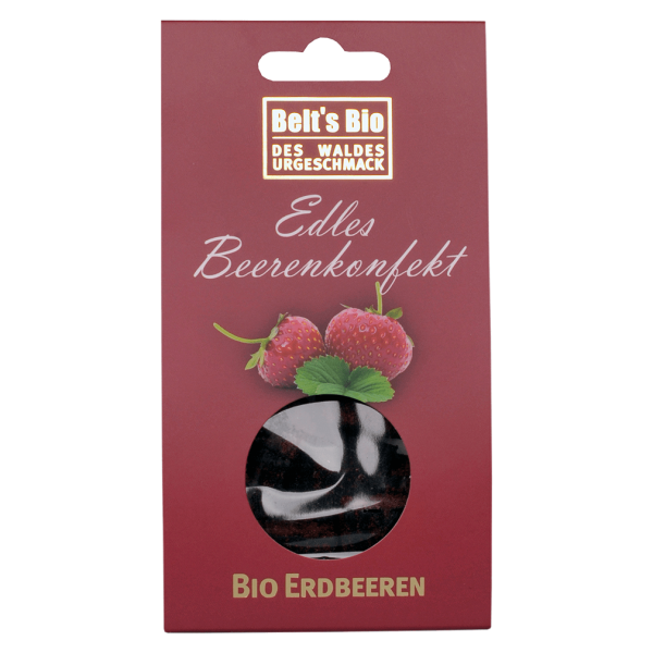Belt&#039;s Bioprodukte Bio Erdbeeren Konfekt MHD 20.1.23