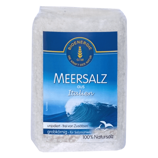 Bioenergie Meersalz aus Italien grob 1kg