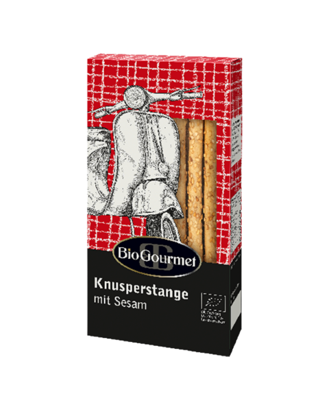 BioGourmet Bio Knusperstange mit Sesam, 100g