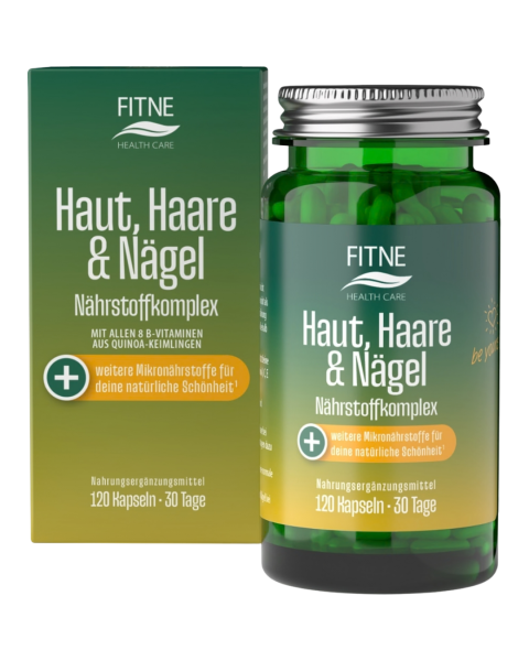 Fitne Nährstoffkomplex Haut &amp; Haare, 120 Kapseln