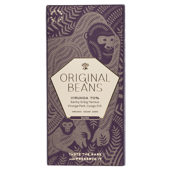 Original Beans Bio Cru Virunga 70% Dunkelschokolade