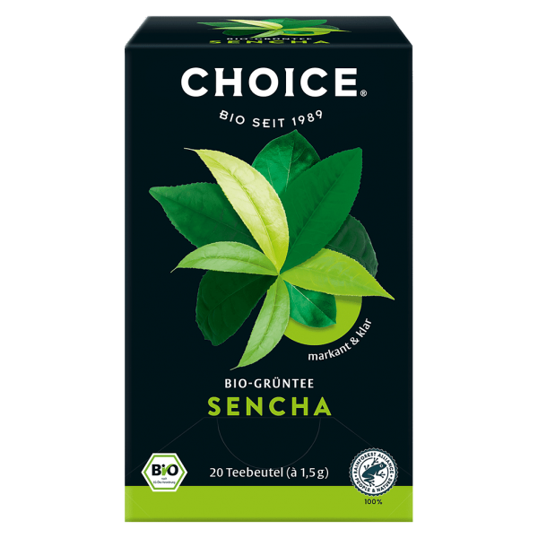 CHOICE Bio Sencha Teebeutel, 30g