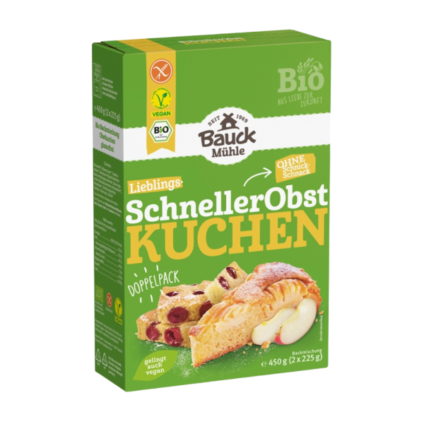 Bauckhof  Bio schneller Obstkuchen glutenfrei