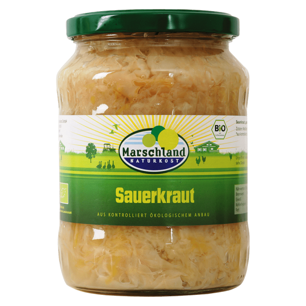 Marschland Bio Sauerkraut im Glas