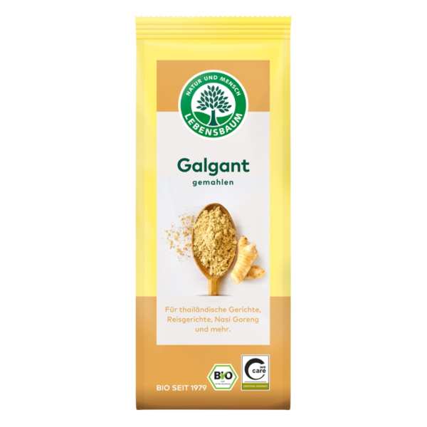 Lebensbaum Bio Galgant, gemahlen