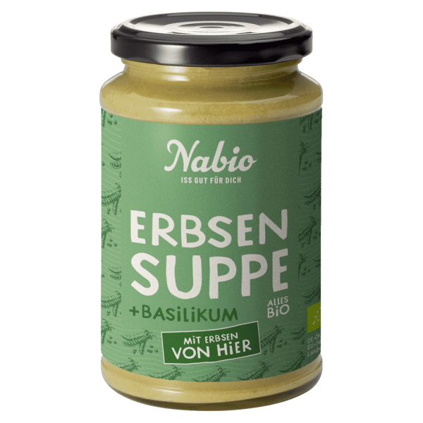 NAbio Bio Erbsensuppe mit Basilikum