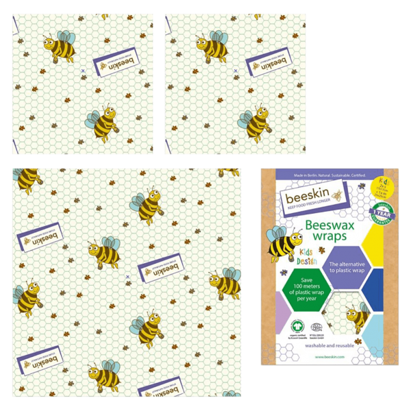 beeskin Bienenwachstücher Set Kids