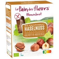 Blumenbrot Bio Knusprige Haselnuss-Schnitten glutenfrei Blumenbrot Bio Knusprige Haselnuss-Schnitten glutenfrei