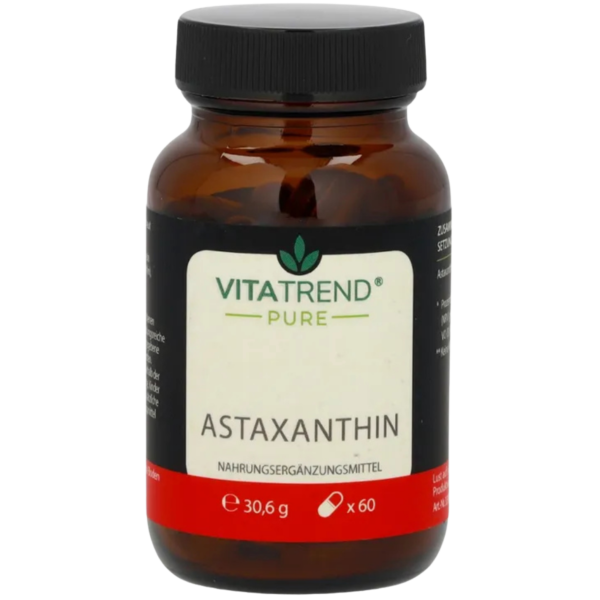 vitatrend Astaxanthin Kapseln 6 mg aus Algen, 60 Stk.