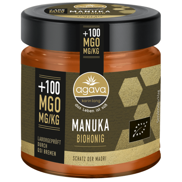 agava Bio Manukahonig MGO +100 - Schatz der Maori