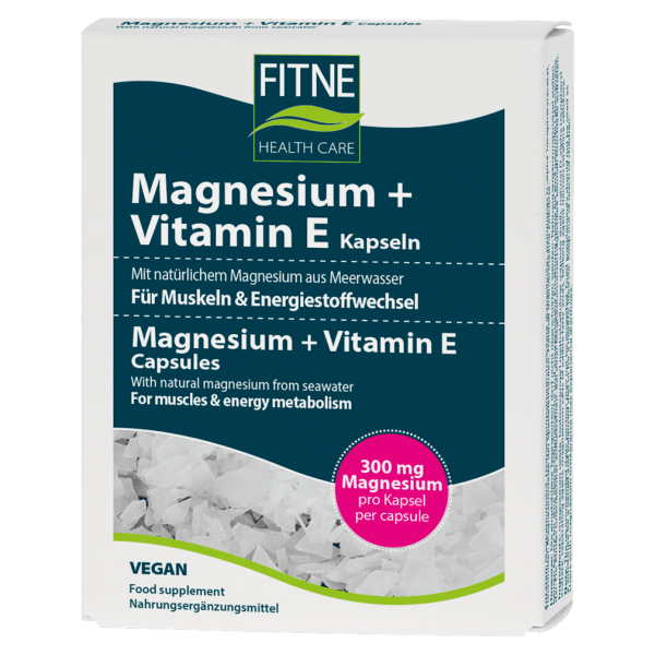Fitne Magnesium Plus Vitamin E 60 Kapseln