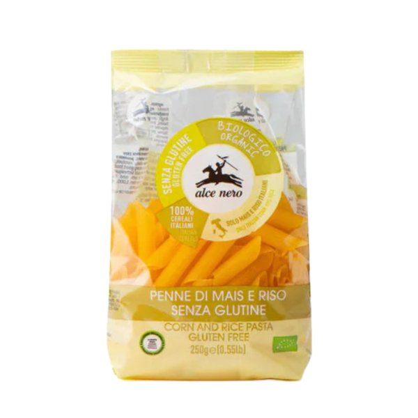 Alce Nero Bio Penne aus Mais und Reis, 250g