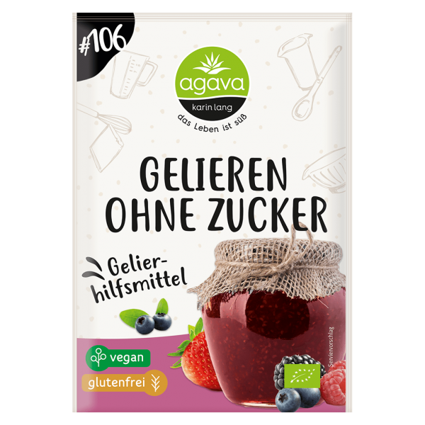 agava Bio Gelieren ohne Zucker