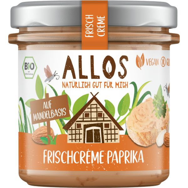 Allos Bio Frischcreme Paprika MHD 17.01.2025