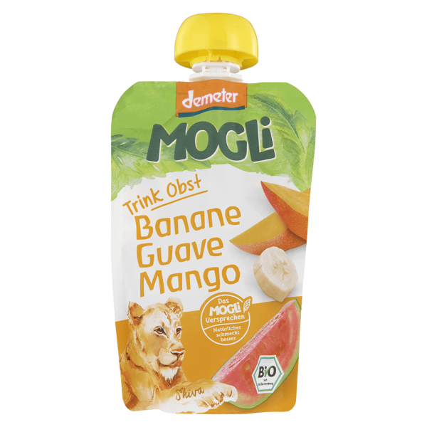 MOGLi Bio Trink Obst, Banane Guave Mango