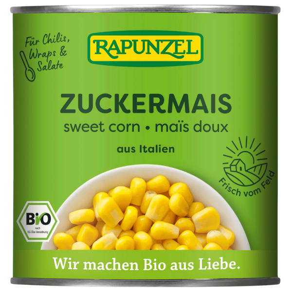 Rapunzel Bio Zuckermais in der Dose