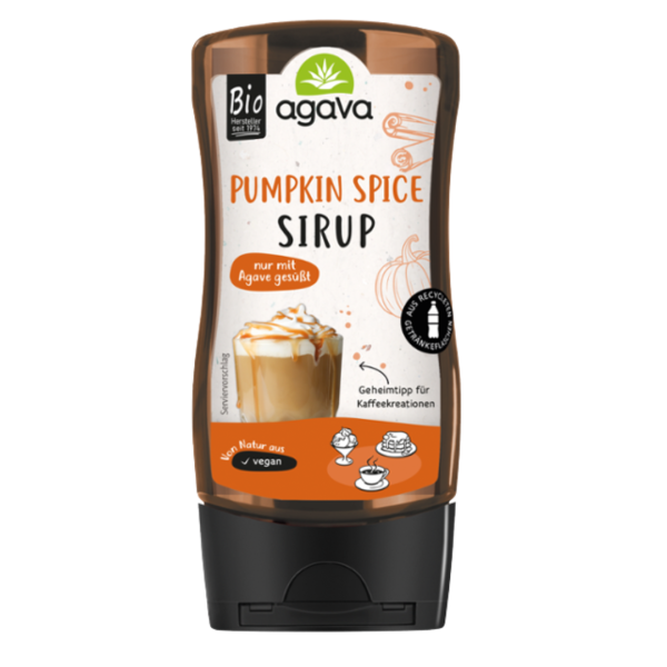 agava Bio Pumpkin Spice Sirup