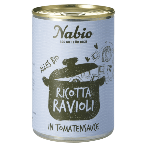 NAbio Bio Ravioli in Ricotta-Tomatensauce