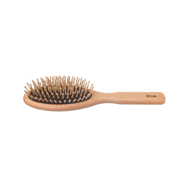 KOST KAMM Holzbürste, oval, Buche mit Holznoppen