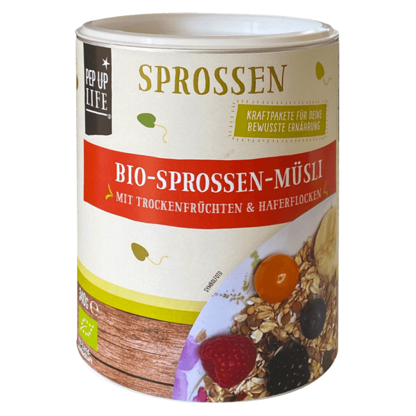 PepUpLife Bio Sprossen Müsli