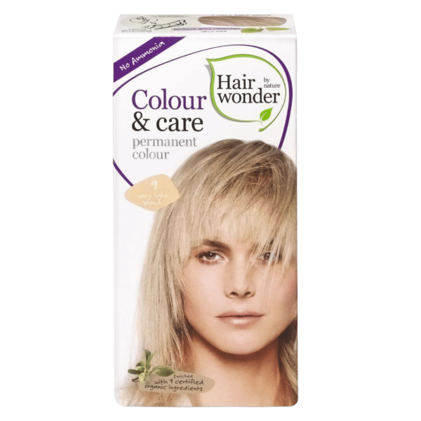 Hairwonder Farbe &amp; Pflege Sehr helles Blond 9
