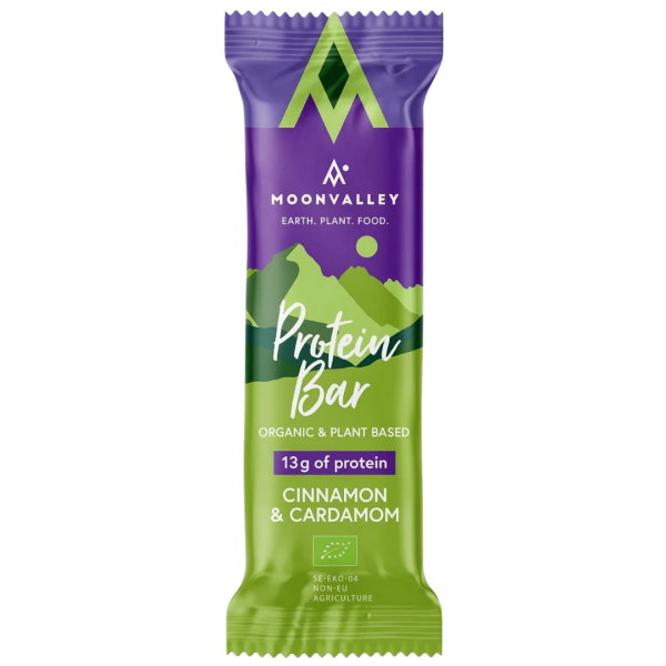 Moonvalley Bio Protein Bar Cardamom &amp; Cinnamon MHD 25.06.2025