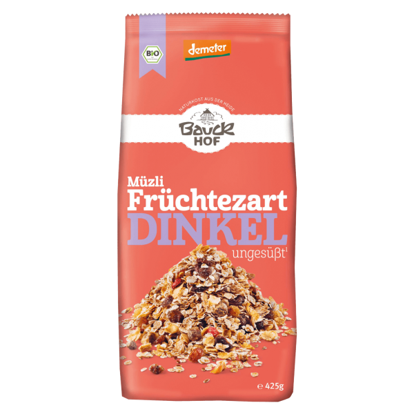Bauckhof Bio Dinkelmüzli Früchtezart