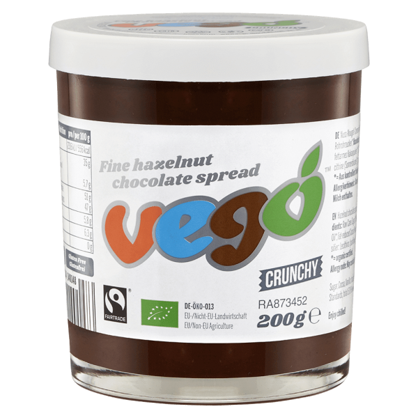 vego Bio Fine Hazelnut Chocolate Spread