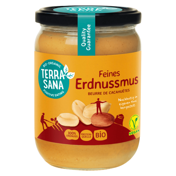 TerraSana Bio Erdnussmus fein