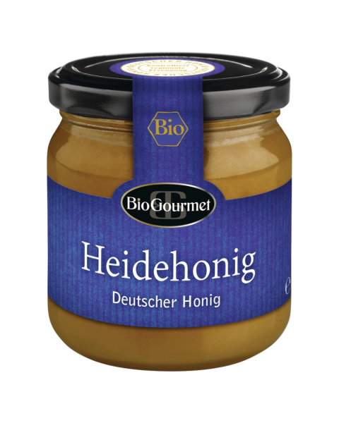 BioGourmet Bio Heidehonig Deutscher Honig, 250g