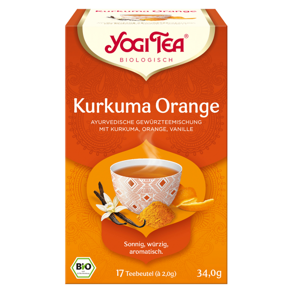 Yogi Tea Bio Gewürztee Kurkuma Orange