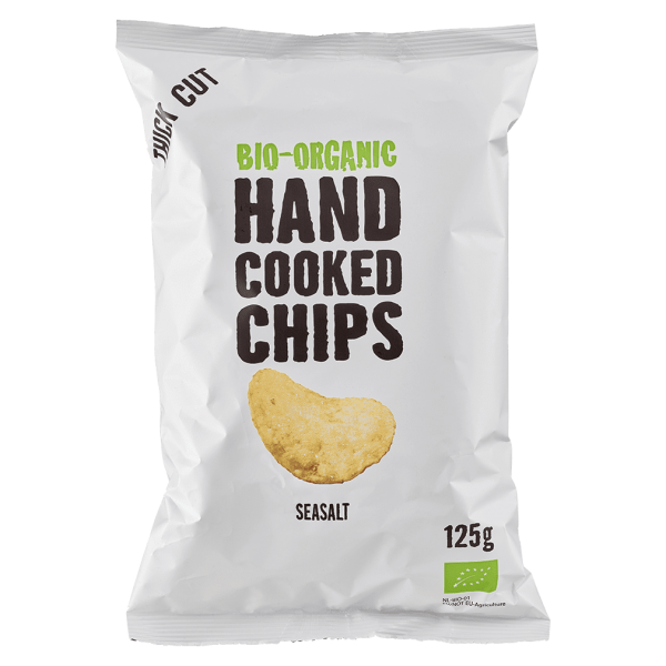 Trafo  Bio Handcooked Chips gesalzen MHD 23.08.2023