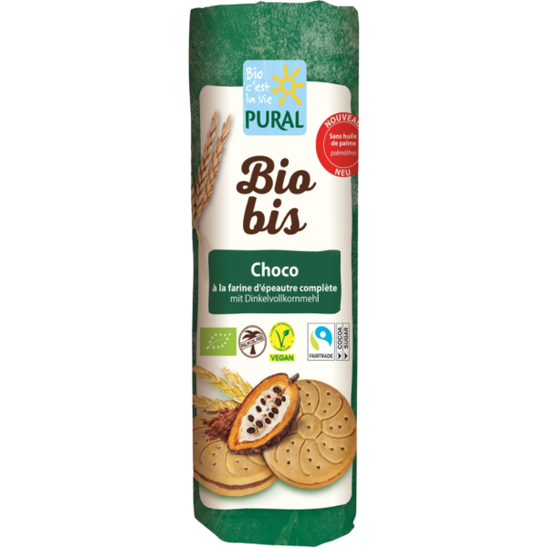 Pural Bio Biobis Dinkel Choco Doppelkeks mit Kakaocreme
