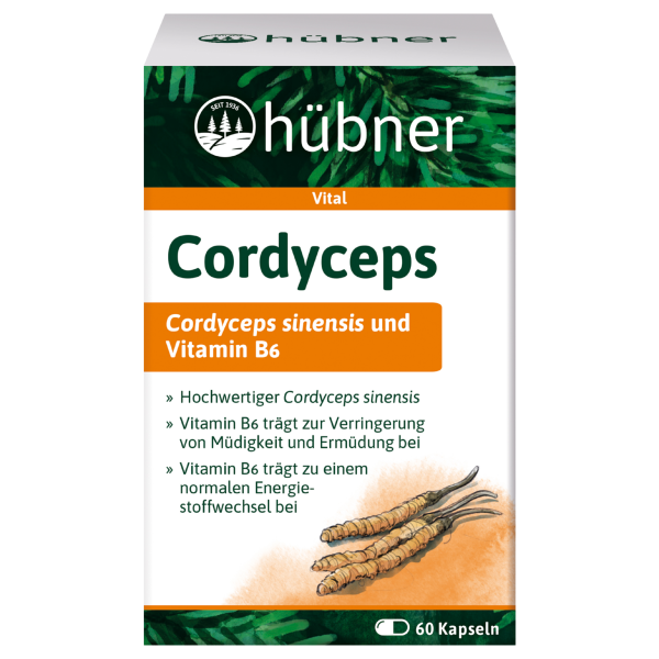Hübner Bio Cordyceps, 60 Kapseln