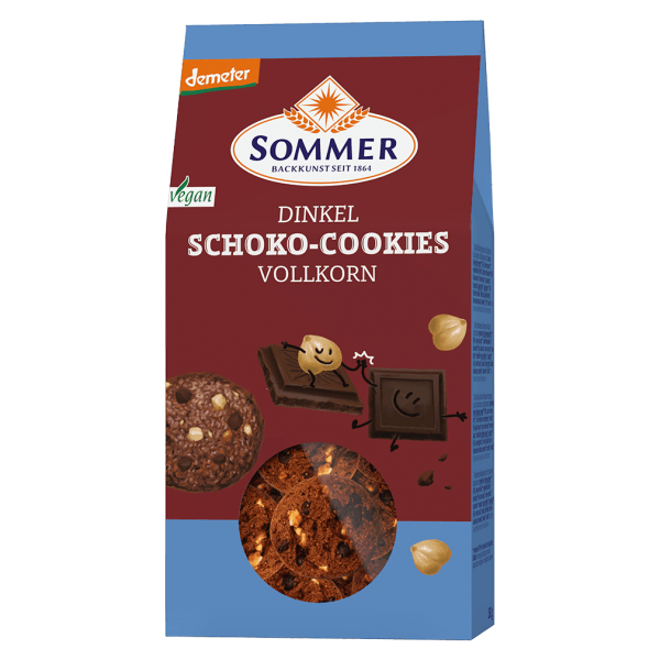 Sommer Bio Dinkel Schoko-Cookies